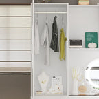 Armoire, Solution de rangement, Penderie modulable, Coiffeuse avec miroir