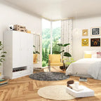 Armoire, Solution de rangement, Penderie modulable, Coiffeuse avec miroir