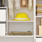 Armoire, Solution de rangement, Penderie modulable, Coiffeuse avec miroir
