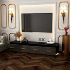 70,9 Console multimédia murale Solution de rangement chic pour cinémas maison