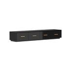 70,9 Console multimédia murale Solution de rangement chic pour cinémas maison