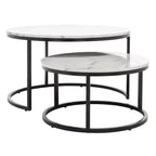 Table basse gigogne ronde Peppino 2 - Safavieh
