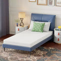 FDW 5 Inch Green Tea Memory Foam Mattress Cooling Gel Infused Mattress,Fiberglass Free/CertiPUR-US Certified/Bed-in-a-Box,White