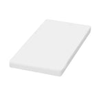 FDW Matelas en mousse à mémoire de forme au thé vert de 5 pouces, infusé de gel rafraîchissant, sans fibre de verre/certifié CertiPUR-US/livré dans une boîte, blanc