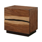 Ensemble de chambre à coucher Tolt River Smokey Walnut de 6 pièces avec rangement