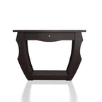 Table console à 1 tiroir en noyer contemporain Caveline de 39 pouces par Furniture of America