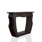 Table console à 1 tiroir en noyer contemporain Caveline de 39 pouces par Furniture of America