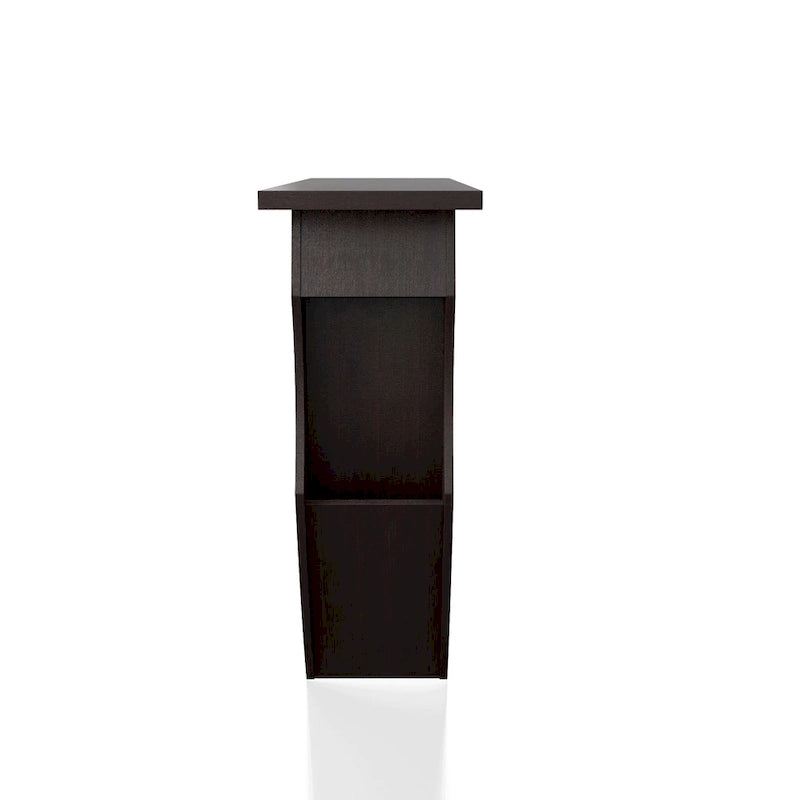 Table console à 1 tiroir en noyer contemporain Caveline de 39 pouces par Furniture of America