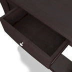 Table console à 1 tiroir en noyer contemporain Caveline de 39 pouces par Furniture of America