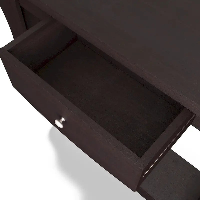 Table console à 1 tiroir en noyer contemporain Caveline de 39 pouces par Furniture of America