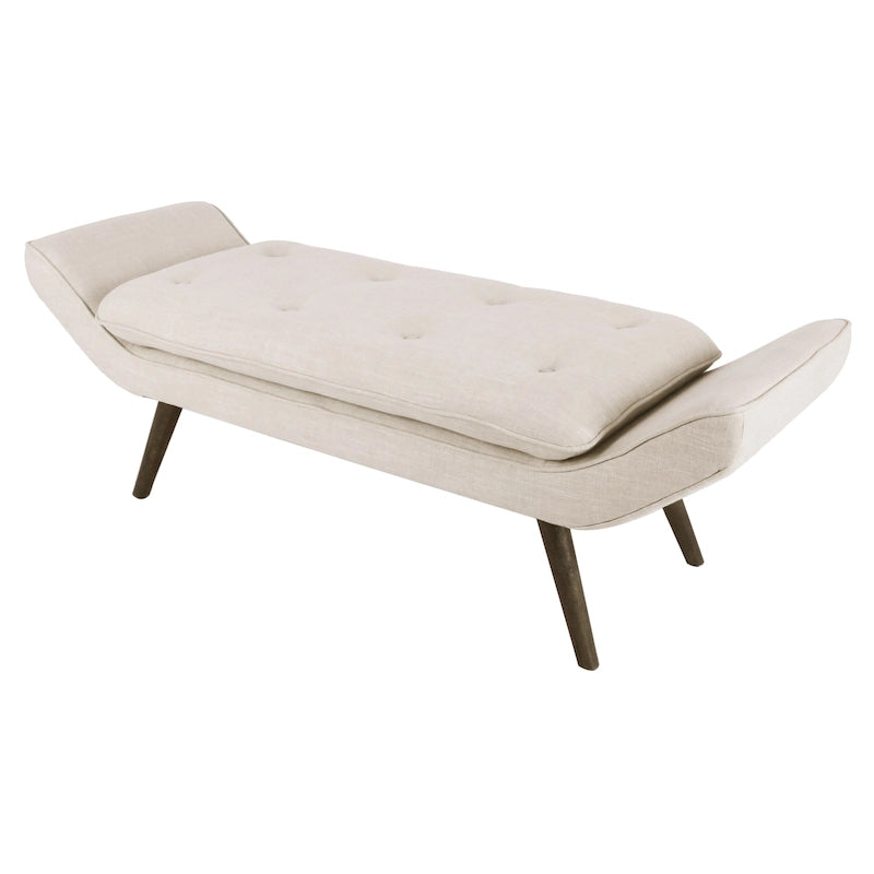 Banc capitonné en tissu Newcastle