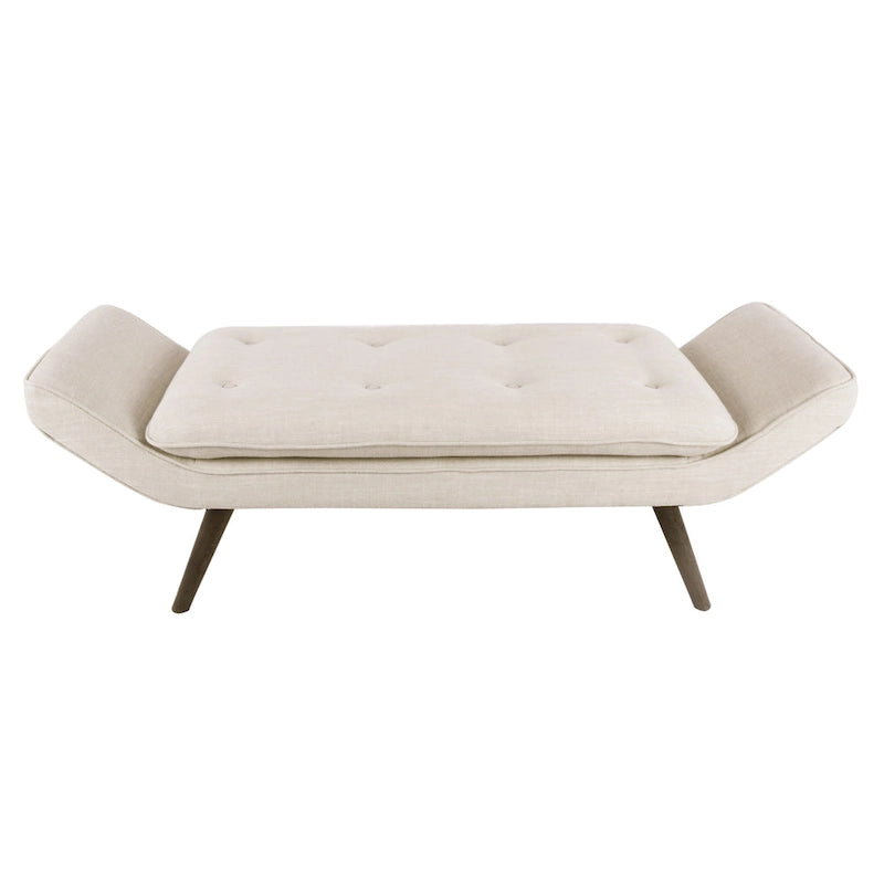 Banc capitonné en tissu Newcastle