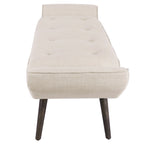 Banc capitonné en tissu Newcastle