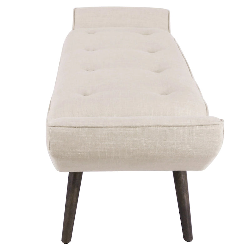 Banc capitonné en tissu Newcastle