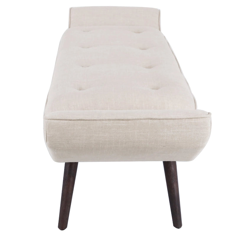 Banc capitonné en tissu Newcastle