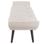 Banc capitonné en tissu Newcastle