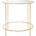 Kolby Round Side Table - ACC8004A - Polished Gold - Safavieh