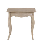 Table d'appoint inachevée en bois de Mindi avec tiroir East at Main - 26 x 18 x 26