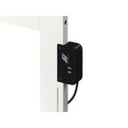 Lit plateforme Madison White Queen avec 2 tiroirs