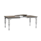 Table à pieds écorce vieillie Magnolia Manor, blanc antique