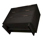 Ensemble commode et table de chevet 2 pièces Granville en bois massif moderne