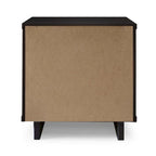 Ensemble commode et table de chevet 2 pièces Granville en bois massif moderne