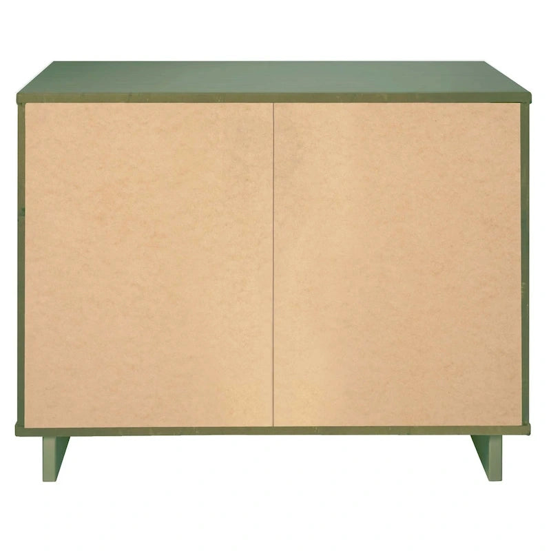 Ensemble commode et table de chevet 2 pièces Granville en bois massif moderne