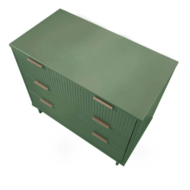 Ensemble commode et table de chevet 2 pièces Granville en bois massif moderne