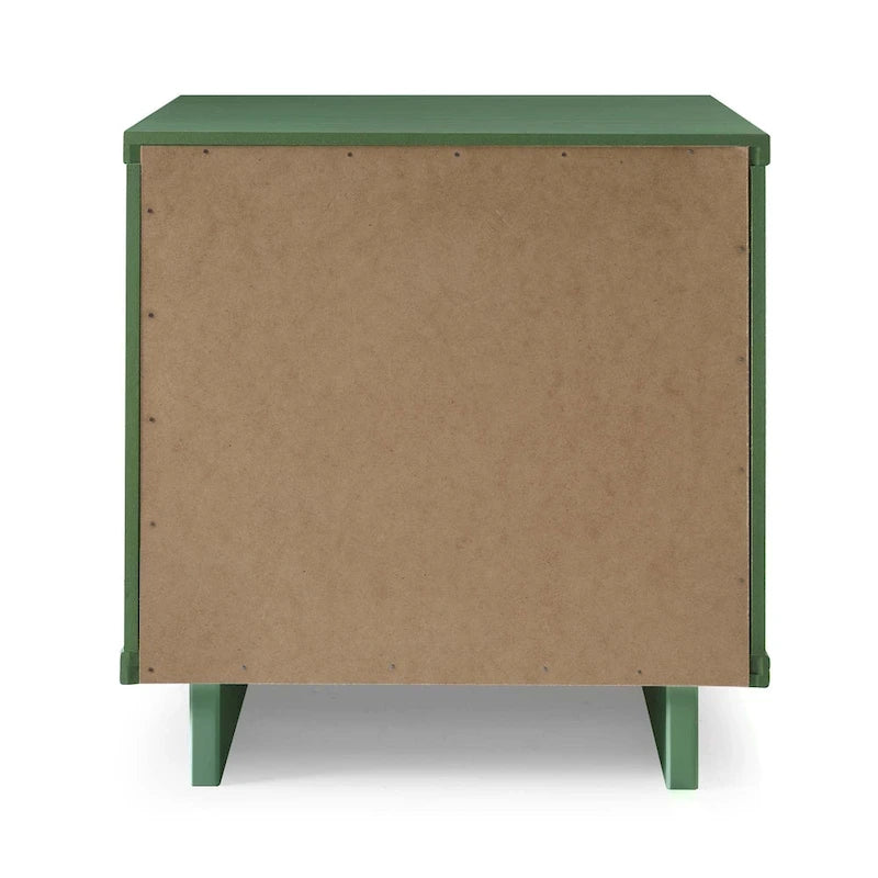Ensemble commode et table de chevet 2 pièces Granville en bois massif moderne