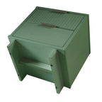 Ensemble commode et table de chevet 2 pièces Granville en bois massif moderne