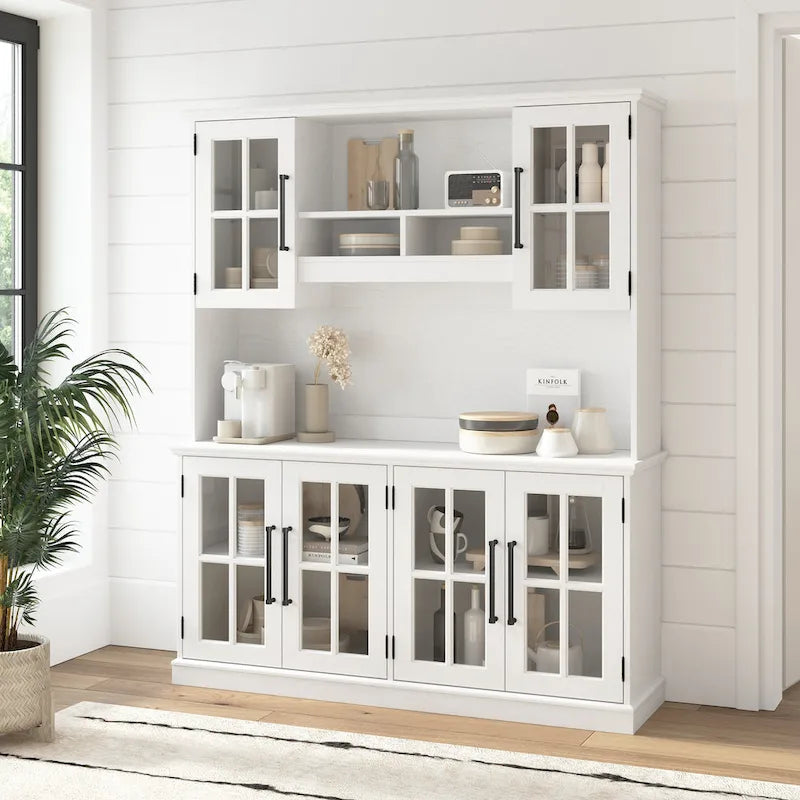 Westbrook 60W Sideboard Buffet Cabinet with Hutch by 