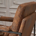 Chaise de loisirs moderne à armature en fer simple