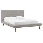 Lit plateforme tapissé Laurencia Mid-Century par iNSPIRE Q Modern