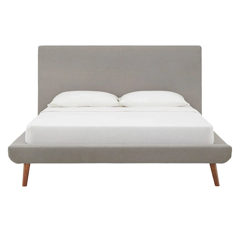 Lit plateforme tapissé Laurencia Mid-Century par iNSPIRE Q Modern
