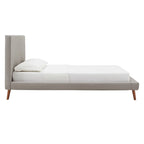 Lit plateforme tapissé Laurencia Mid-Century par iNSPIRE Q Modern