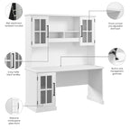 Bureau informatique Westbrook 60W avec étagère par Bush Furniture