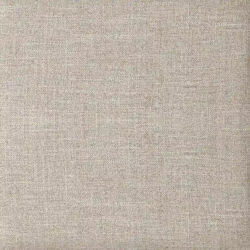 Chaise de salle à manger Topanga en tissu beige avec cadre en bois massif blond - 23L x 22P x 31,5H