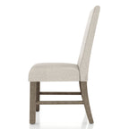 Ensemble de salle à manger 5 pièces en bois gris rustique par
