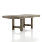 Ensemble de salle à manger 5 pièces en bois gris rustique par