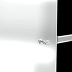 Meuble TV miroir diamant pour console multimédia 59 pouces