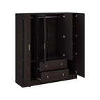 Famapy Armoire Moderne avec Miroir Rangement de Penderie: Barres Robustes, Tiroirs Coulissants Pratique et Élégante