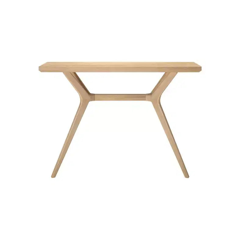 Console Plank+Beam Verso, Table de canapé moderne en bois massif de 46 pouces, Table d'entrée étroite pour couloir, Derrière le canapé, Salon