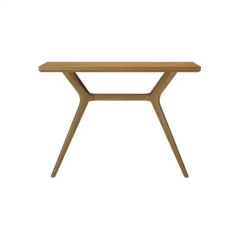 Console Plank+Beam Verso, Table de canapé moderne en bois massif de 46 pouces, Table d'entrée étroite pour couloir, Derrière le canapé, Salon