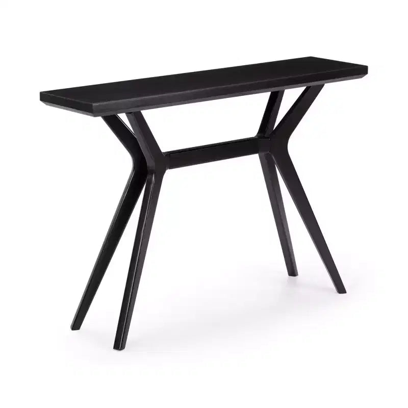 Console Plank+Beam Verso, Table de canapé moderne en bois massif de 46 pouces, Table d'entrée étroite pour couloir, Derrière le canapé, Salon