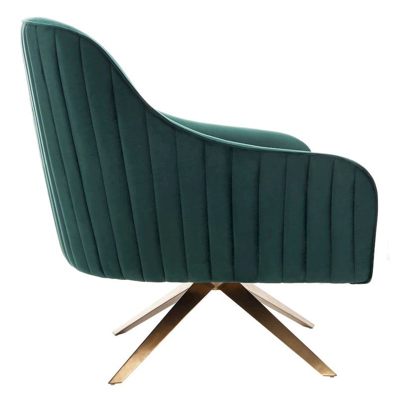 SAFAVIEH Couture Gitza - Fauteuil d'appoint cannelé - 28x30x32 po (LxlxH)