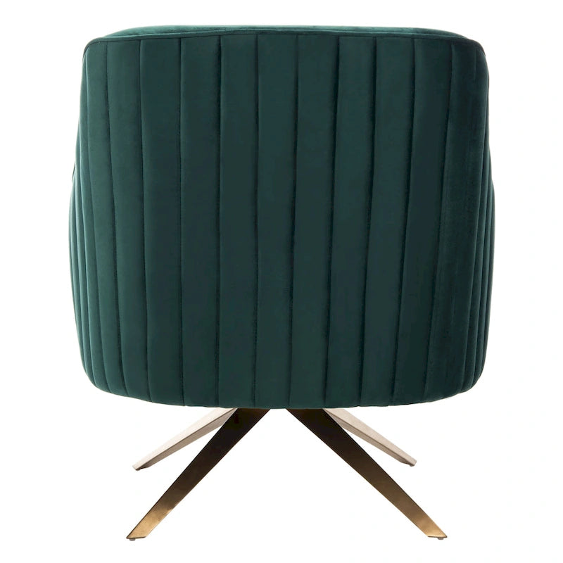SAFAVIEH Couture Gitza - Fauteuil d'appoint cannelé - 28x30x32 po (LxlxH)