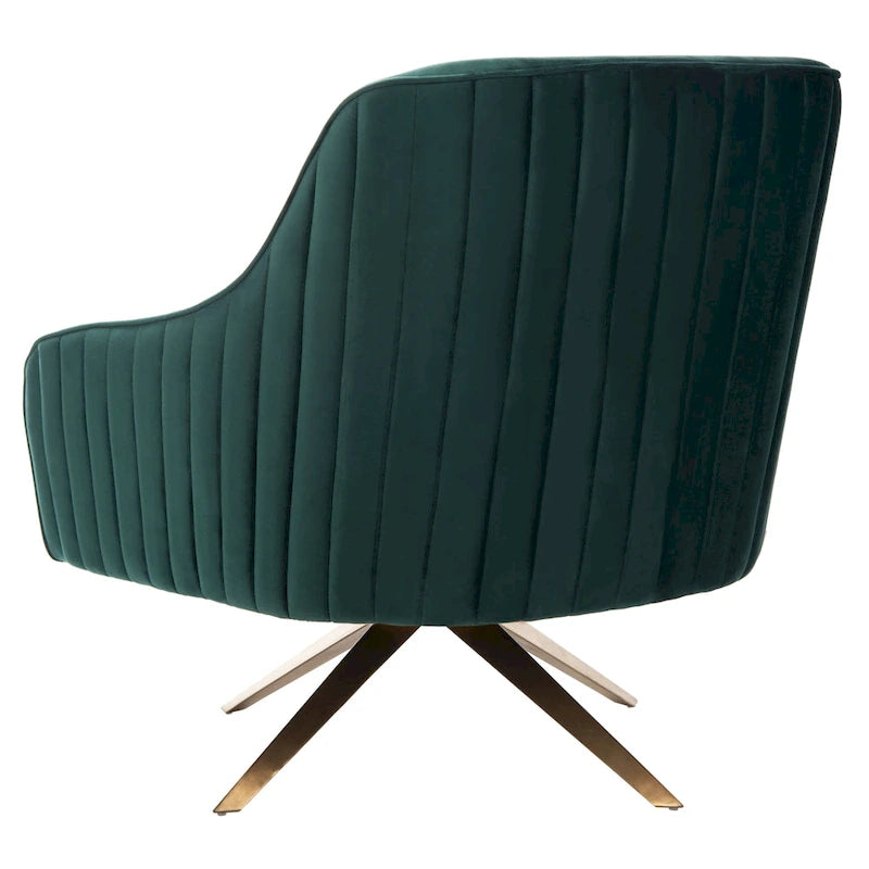 SAFAVIEH Couture Gitza - Fauteuil d'appoint cannelé - 28x30x32 po (LxlxH)