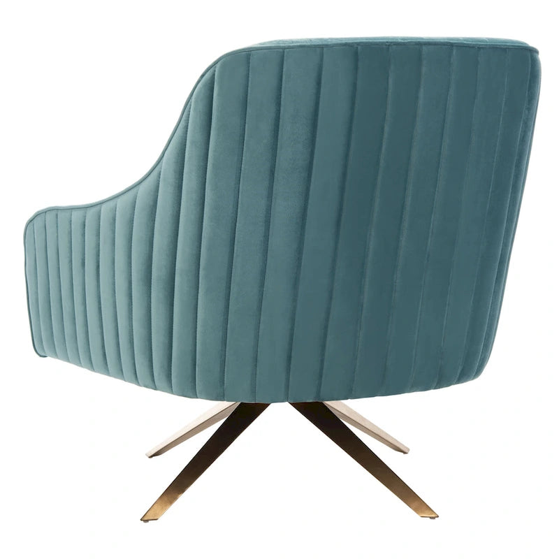 SAFAVIEH Couture Gitza - Fauteuil d'appoint cannelé - 28x30x32 po (LxlxH)