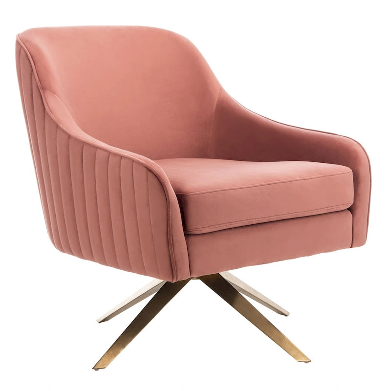 SAFAVIEH Couture Gitza - Fauteuil d'appoint cannelé - 28x30x32 po (LxlxH)