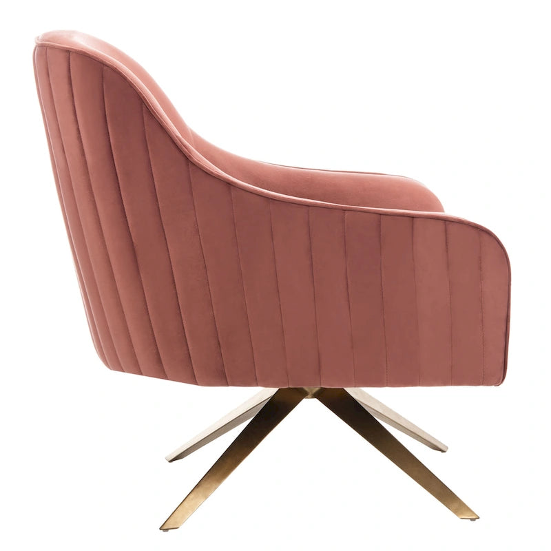 SAFAVIEH Couture Gitza - Fauteuil d'appoint cannelé - 28x30x32 po (LxlxH)